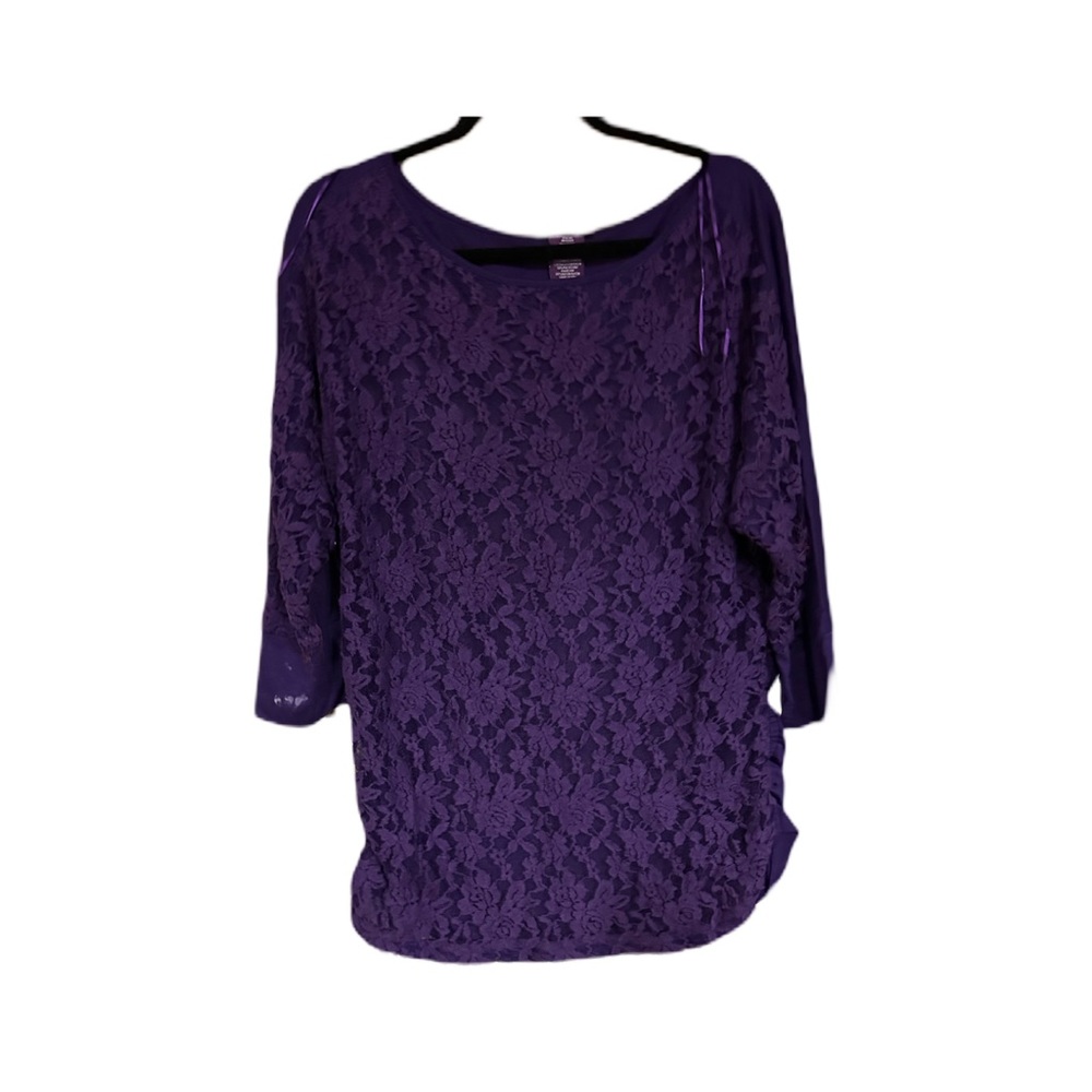 Purple lace tunic